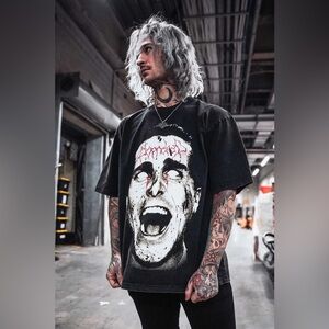Born Dead Psycho Mid Weight Vintage Streetwear Tee Sz XXL Mens